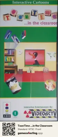 ToonTime ...in the Classroom 3DO Interactive Multiplayer, NTSC box front