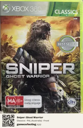 Sniper: Ghost Warrior Xbox 360, Australia box front