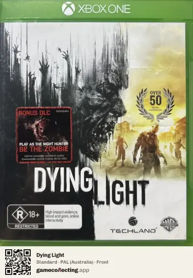 Dying Light Xbox One, Australia box front