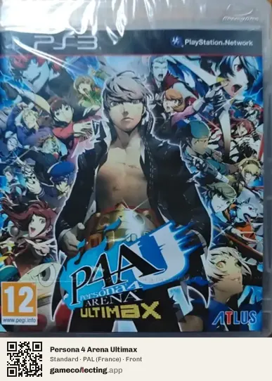 Persona 4 Arena Ultimax PlayStation 3, France box front