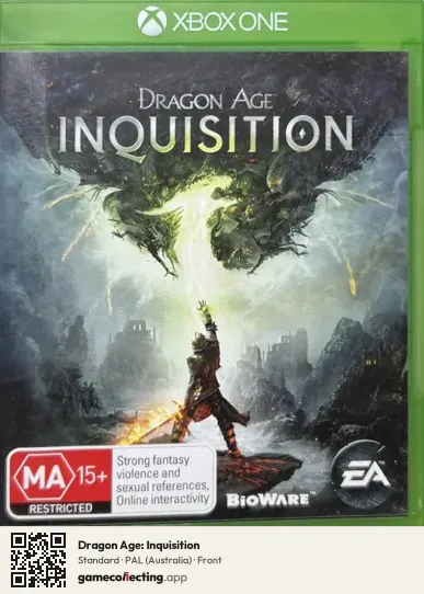 Dragon Age: Inquisition Xbox One, Australia box front