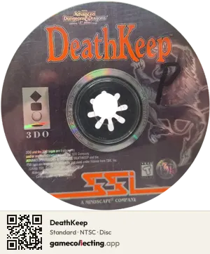 DeathKeep 3DO Interactive Multiplayer, NTSC disc