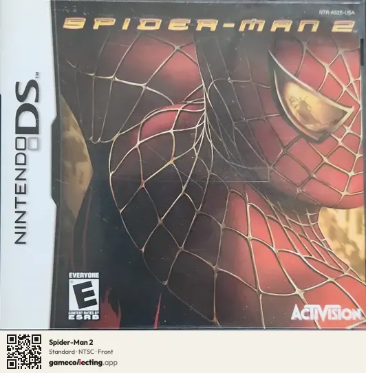 Spider-Man 2 Nintendo DS, NTSC box front