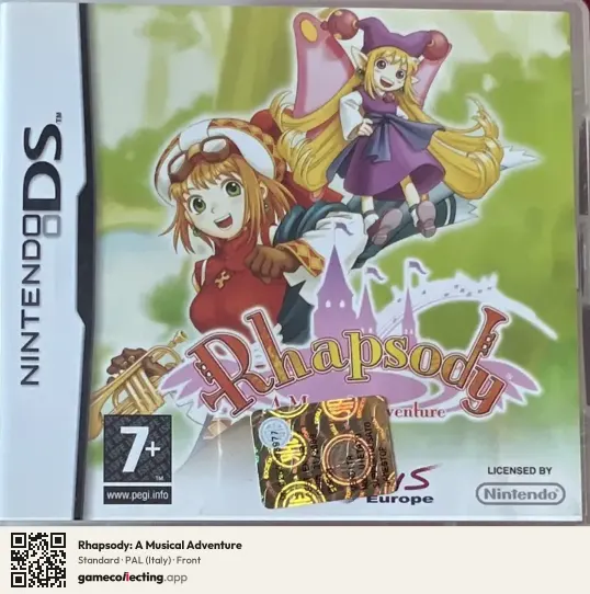 Rhapsody: A Musical Adventure Nintendo DS, Italy box front