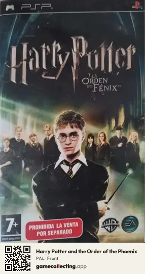 Harry Potter and the Order of the Phoenix PlayStation Portable, PAL box front