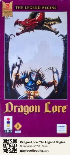 Dragon Lore: The Legend Begins 3DO Interactive Multiplayer, NTSC box front