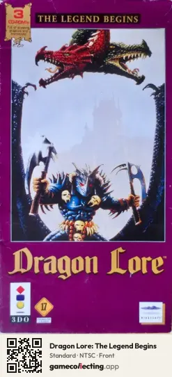 Dragon Lore: The Legend Begins 3DO Interactive Multiplayer, NTSC box front