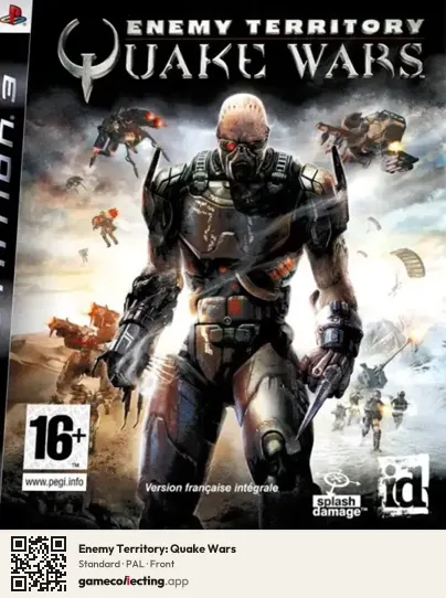 Enemy Territory: Quake Wars PlayStation 3, PAL box front