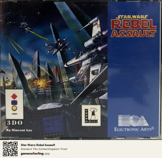Star Wars: Rebel Assault 3DO Interactive Multiplayer, United Kingdom box front