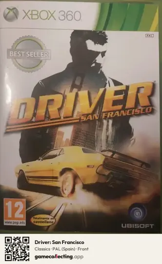 Driver: San Francisco Xbox 360, Spain box front