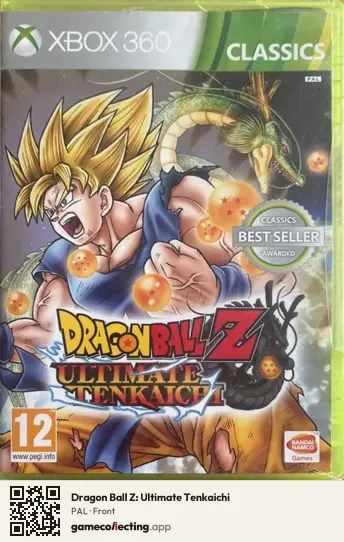 Dragon Ball Z: Ultimate Tenkaichi Xbox 360, PAL box front