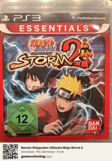 Naruto Shippuden: Ultimate Ninja Storm 2 PlayStation 3, Germany box front