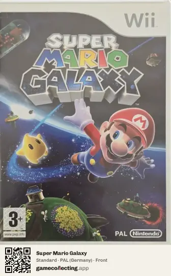 Super Mario Galaxy Nintendo Wii, Germany box front