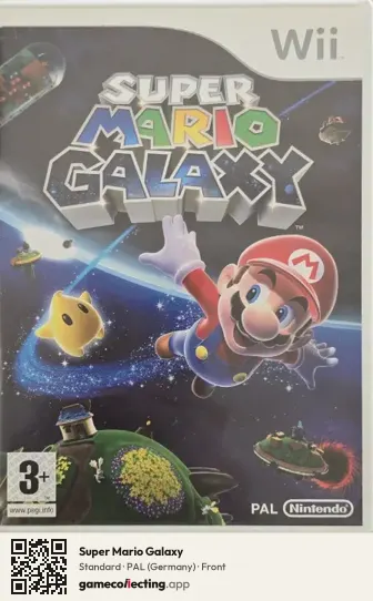 Super Mario Galaxy Nintendo Wii, Germany box front