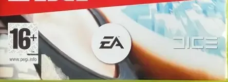 Mirror's Edge, the PEGI square on its front