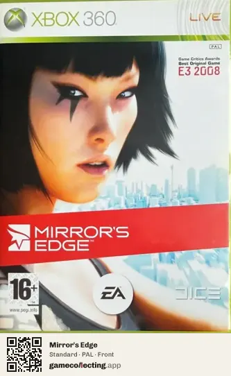 Mirror's Edge Xbox 360, PAL box front