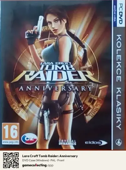Lara Croft Tomb Raider: Anniversary Computer, PAL box front