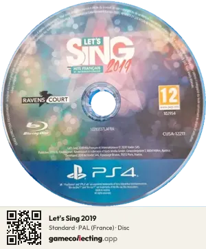 Let's Sing 2019 PlayStation 4, PAL disc