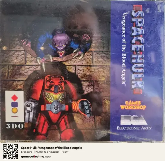 Space Hulk: Vengeance of the Blood Angels 3DO Interactive Multiplayer, United Kingdom box front