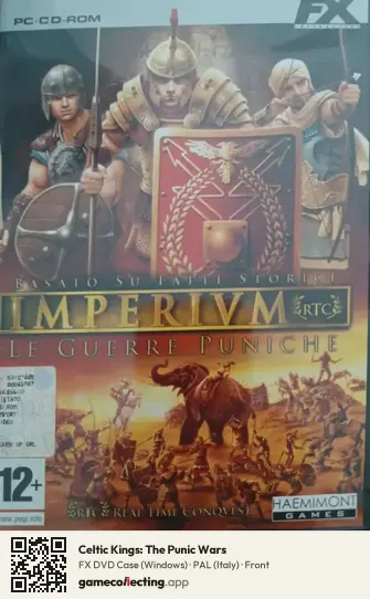 Celtic Kings: The Punic Wars Computer, Italy box front