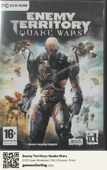 Enemy Territory: Quake Wars Computer, France box front