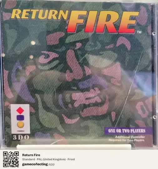 Return Fire 3DO Interactive Multiplayer, United Kingdom box front