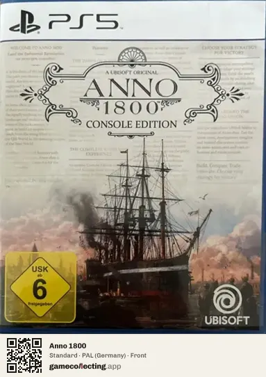 Anno 1800 PlayStation 5, Germany box front