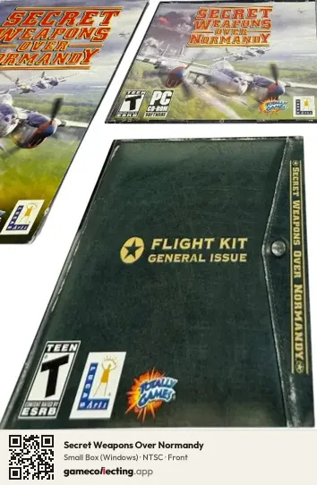 Secret Weapons Over Normandy Computer, NTSC box front