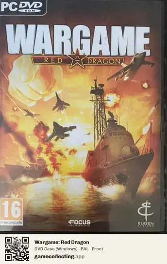 Wargame: Red Dragon Computer, PAL box front