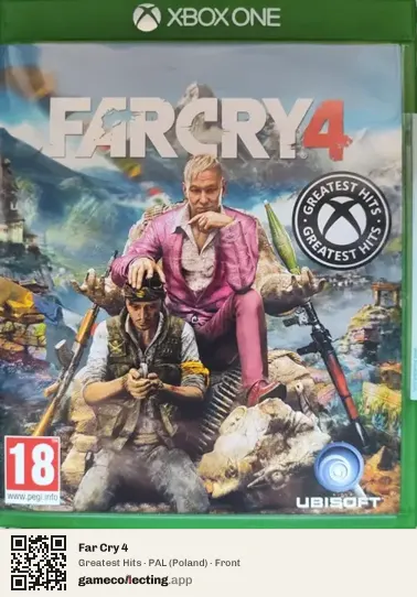 Far Cry 4 Xbox One, Poland box front