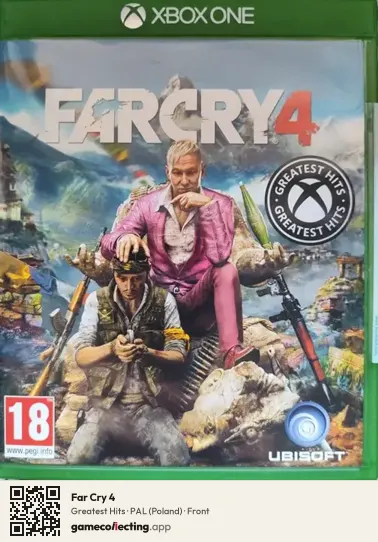 Far Cry 4 Xbox One, Poland box front