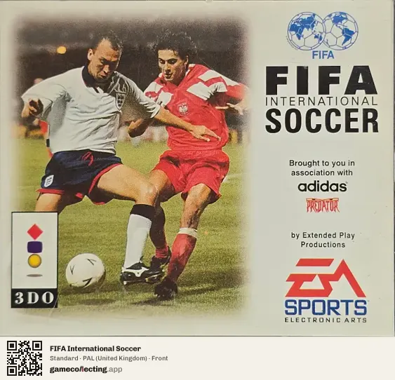 FIFA International Soccer 3DO Interactive Multiplayer, United Kingdom box front