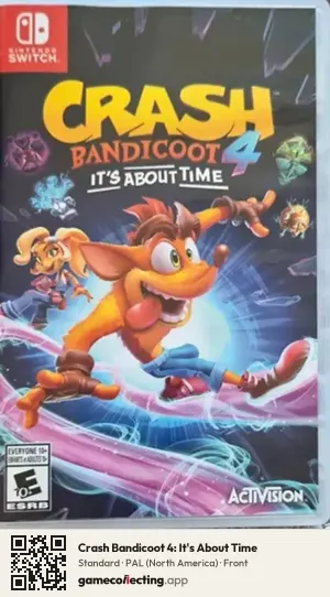 Crash Bandicoot 4: It's About Time Nintendo Switch, North America box front