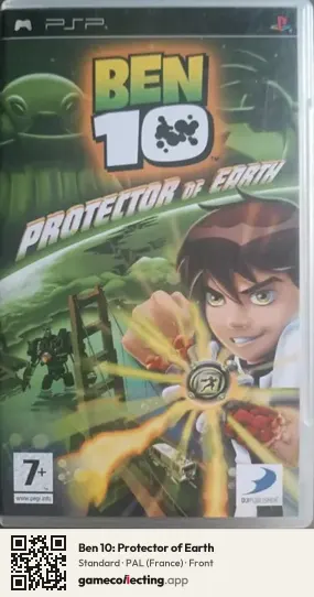 Ben 10: Protector of Earth PlayStation Portable, France box front
