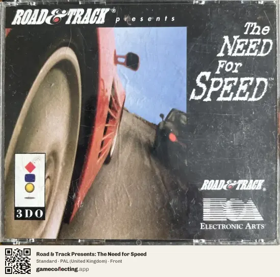 Road & Track Presents: The Need for Speed 3DO Interactive Multiplayer, United Kingdom box front