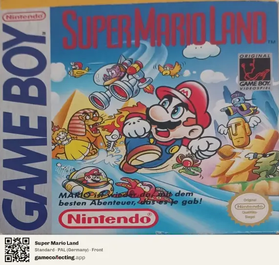 Super Mario Land Game Boy, Germany box front