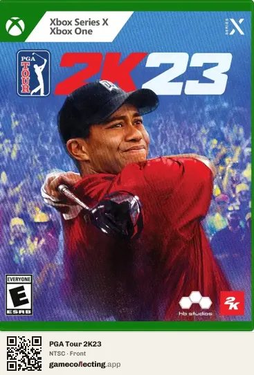 PGA Tour 2K23 Xbox Series X, NTSC box front