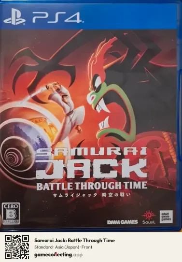 Samurai Jack: Battle Through Time PlayStation 4, Asia box front