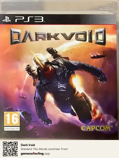 Dark Void PlayStation 3, Nordic countries box front