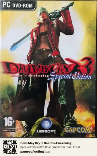 Devil May Cry 3: Dante's Awakening Computer, PAL box front