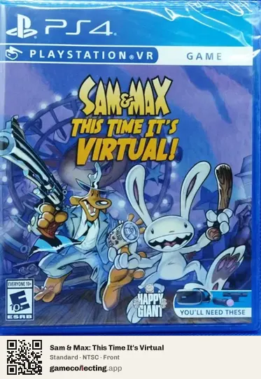 Sam & Max: This Time It's Virtual PlayStation 4, NTSC box front