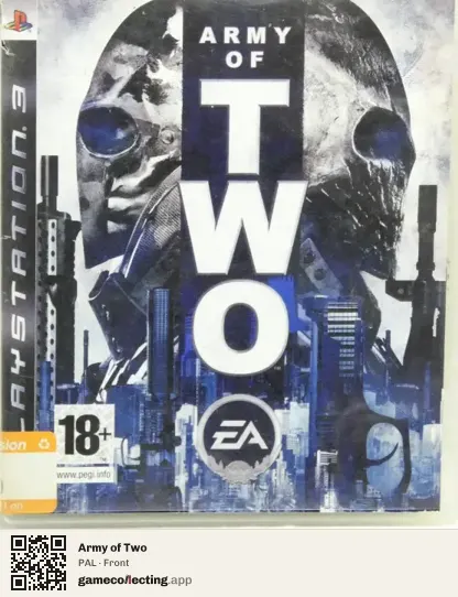 Army of Two PlayStation 3, PAL box front
