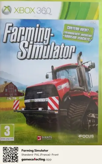 Farming Simulator Xbox 360, France box front