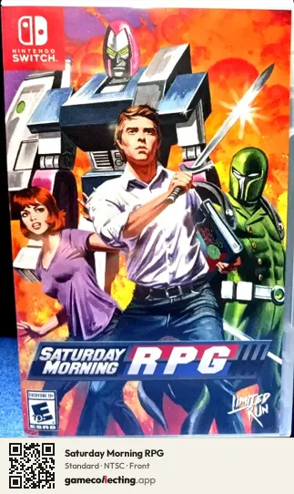 Saturday Morning RPG Nintendo Switch, NTSC box front