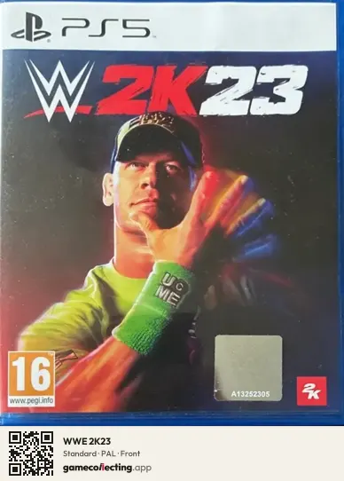 WWE 2K23 PlayStation 5, PAL box front