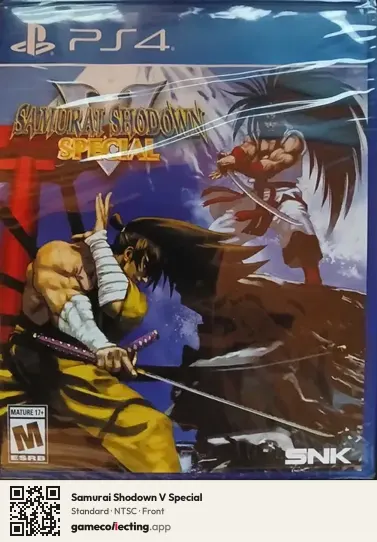 Samurai Shodown V Special PlayStation 4, NTSC box front