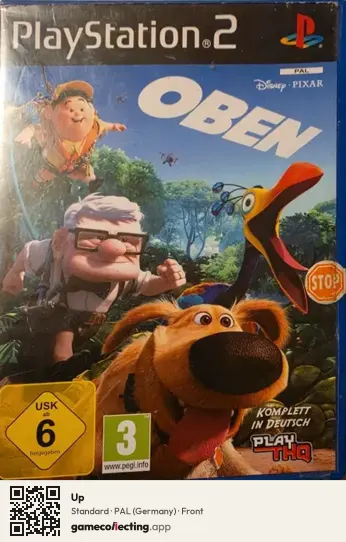 Up PlayStation 2, Germany box front