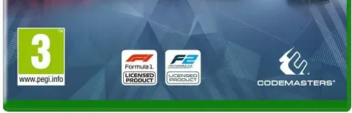F1 2019, the PEGI square on its front