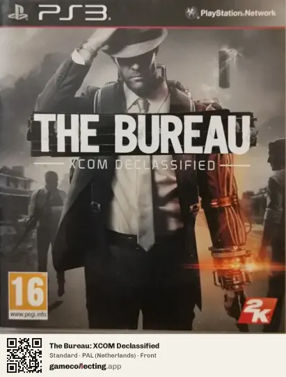 The Bureau: XCOM Declassified PlayStation 3, Netherlands box front