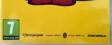 Cuphead, the USK square on its front